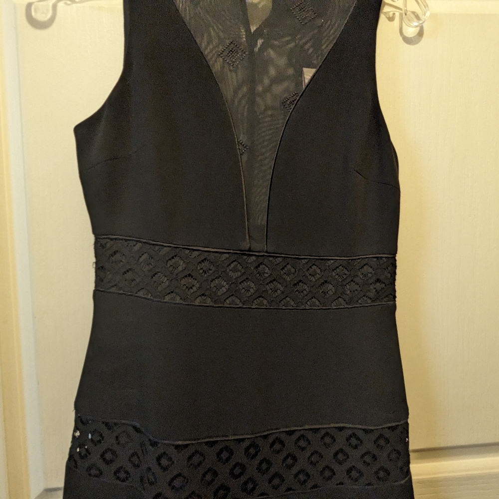 Cinq a Sept Concordia Little Black Dress Fit & Flare Size 2 NEW! - Picture 5 of 16
